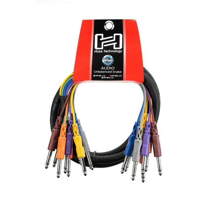 Hosa | CPP802 | Unbalanced Snake | 1/4" Straight TS To Same | 2 M (HOS - CPP802) - Gsus4