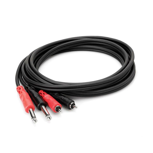 Hosa CPR-203 Dual 1/4" TS to Dual RCA Stereo Interconnect Cable (3m) (HOS-CPR203) - Gsus4
