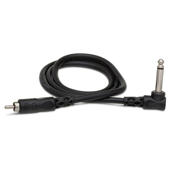Hosa CPR105 Unbalanced Interconnect 1/4 in TS to RCA (5 ft) (HOS-CPR105) - Gsus4