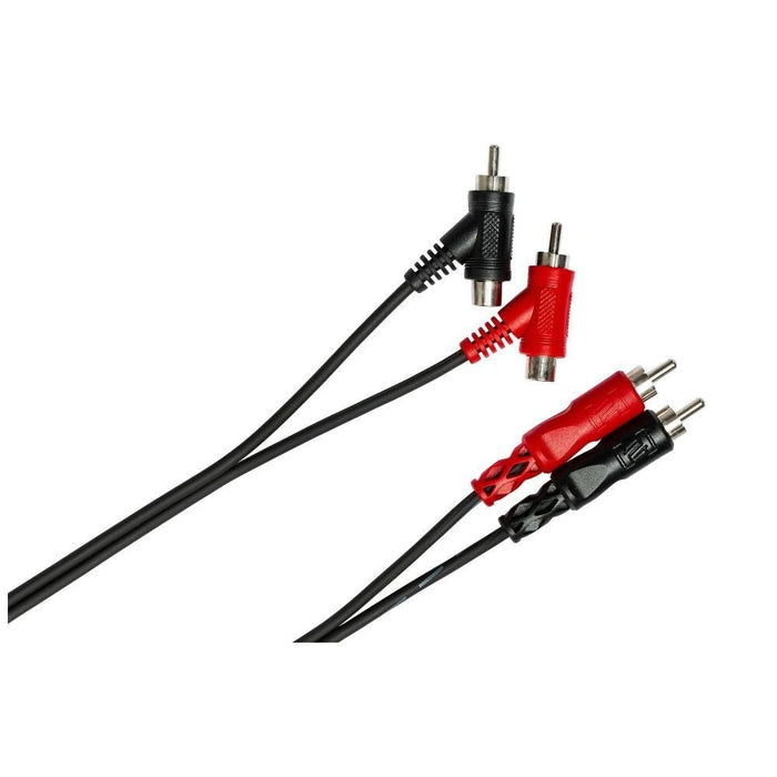Hosa CRA202R Stereo Interconnect Dual RCA to Dual Right-Angle RCA (2m) (HOS-CRA202R) - Gsus4