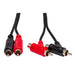Hosa CRA202R Stereo Interconnect Dual RCA to Dual Right-Angle RCA (2m) (HOS-CRA202R) - Gsus4