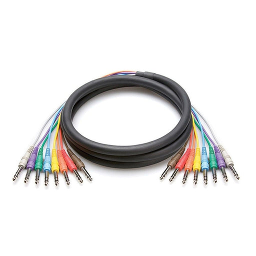 Hosa CSS-801 1/4" TRS to Same Balanced Snake (8-ch 1m) (HOS-CSS801) - Gsus4