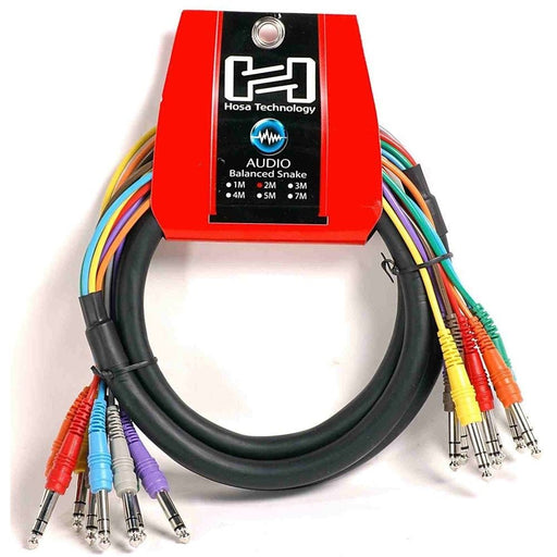Hosa CSS-804 1/4" TRS to Same Balanced Snake (8-ch 4m) (HOS-CSS804) - Gsus4