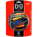 Hosa CSS-830 1/4" TRS to Same Balanced Patch Cables (8-Pack 1ft) (HOS-CSS830) - Gsus4