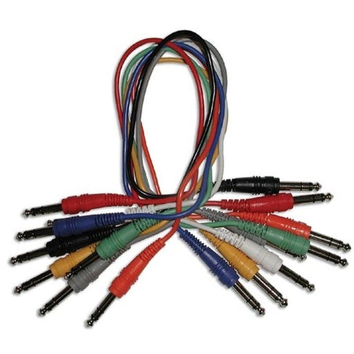 Hosa CSS-845 1/4" TRS to Same Balanced Patch Cables (8-Pack 1.5ft) (HOS-CSS845) - Gsus4