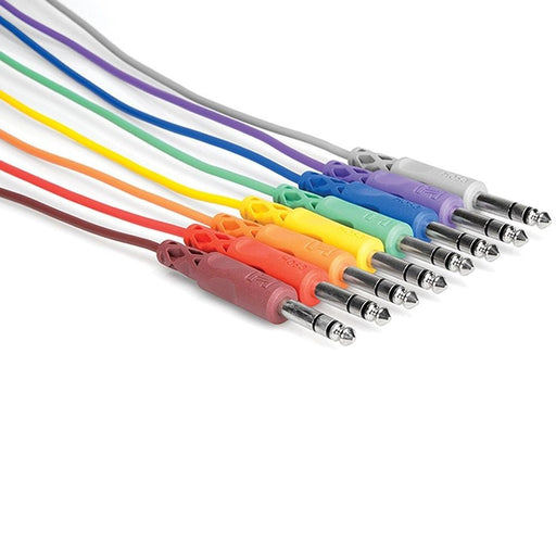 Hosa CSS-890 1/4" TRS to Same Balanced Patch Cables (8-Pack 3ft) (HOS-CSS890) - Gsus4