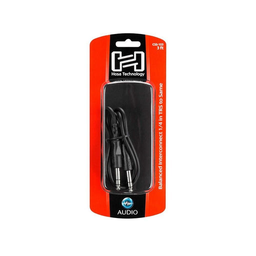Hosa CSS103 1/4" TRS to Same, Balanced Interconnect Hosa CSS103 (3ft) (HOS-CSS103) - Gsus4