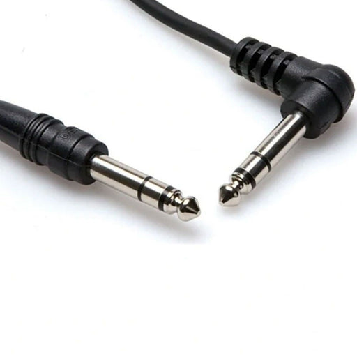 Hosa CSS103R Right-Angle 1/4" TRS to Straight 1/4" Balanced Interconnect Cable (3ft) (HOS-CSS103R) - Gsus4