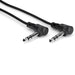 Hosa CSS103RR Right-Angle 1/4" TRS to Same Balanced Interconnect Cable (3ft) (HOS-CSS103RR) - Gsus4