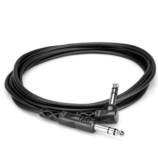 Hosa CSS105R 1/4" TRS to Right-Angle 1/4" TRS Balanced Interconnect Cable (5ft) (HOS-CSS105R) - Gsus4