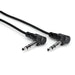 Hosa CSS105RR Right-Angle 1/4" TRS to Same Balanced Interconnect Cable (5ft) (HOS-CSS105RR) - Gsus4