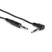 Hosa CSS115R 1/4" TRS to Right-Angle 1/4" TRS Balanced Interconnect Cable (15ft) (HOS-CSS115R) - Gsus4