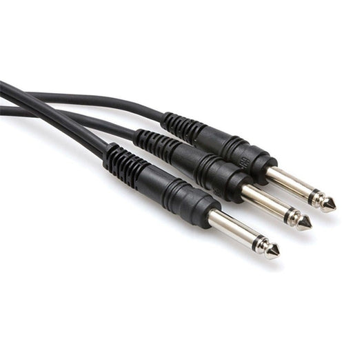 Hosa CYP-103 1/4" TS to Dual 1/4" TS Y-Cable (3ft) (HOS-CYP103) - Gsus4