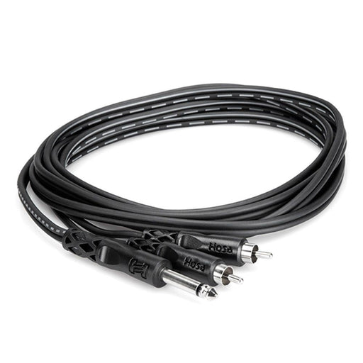 Hosa CYR-103 1/4" TS to Dual RCA Y-Cable (3m) (HOS-CYR103) - Gsus4