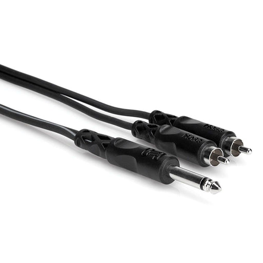 Hosa CYR-103 1/4" TS to Dual RCA Y-Cable (3m) (HOS-CYR103) - Gsus4
