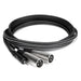 Hosa CYX-403M 3.5mm TRS to Dual XLR(M) Stereo Breakout Cable (3m) (HOS-CYX403M) - Gsus4