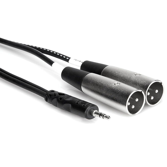 Hosa CYX-403M 3.5mm TRS to Dual XLR(M) Stereo Breakout Cable (3m) (HOS-CYX403M) - Gsus4