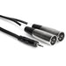 Hosa CYX-403M 3.5mm TRS to Dual XLR(M) Stereo Breakout Cable (3m) (HOS-CYX403M) - Gsus4