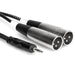 Hosa | CYX402M | Stereo Breakout Y - Cable | 3.5mm TRS To Dual XLR m | 2 M (HOS - CYX402M) - Gsus4
