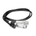 Hosa | CYX405F | Camera Microphone Y - Cable | Dual XLR f To RIGHT - ANGLE 3.5mm TRS | 5 Ft / 1.5m (HOS - CYX405F) - Gsus4