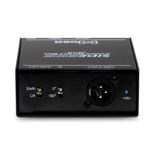Hosa DIB-445 Sidekick 1/4" TS to XLRM Active DI Box (HOS-DIB445) - Gsus4