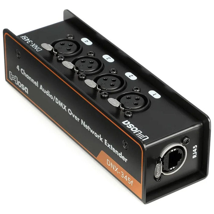 Hosa | DNX345F | 3 Pin DMX Extender | XLR Female To CAT RJ45 (HOS - DNX345F) - Gsus4