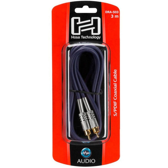 Hosa DRA-503 RCA to Same S/PDIF Coax Cable (3m) (HOS-DRA503) - Gsus4