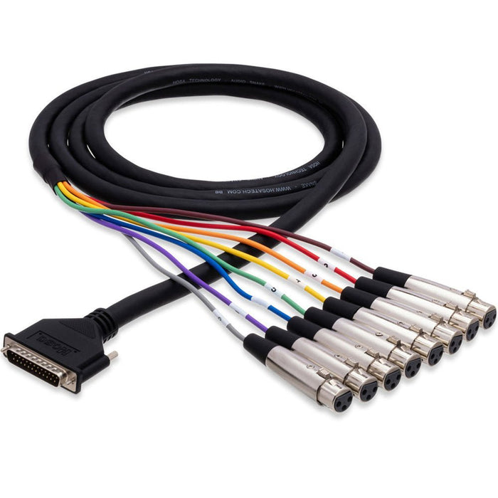 Hosa | DTF805 | DB25 Balanced Snake | 8x XLR Female To DB25 | 5 M (HOS - DTF805) - Gsus4