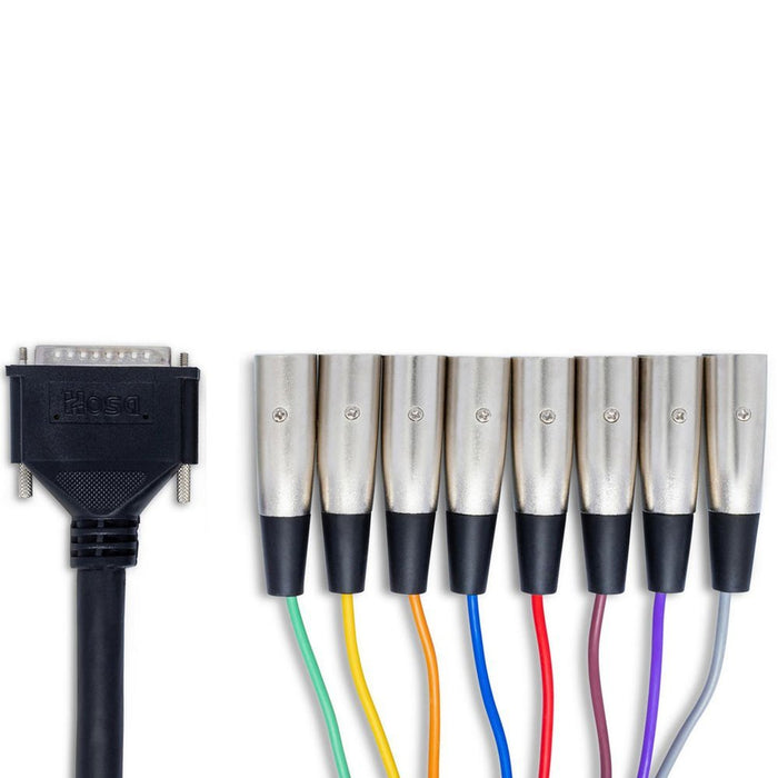 Hosa | DTM807 | DB25 Balanced Snake | DB25 to 8x XLR Male | 7 M (HOS - DTM807) - Gsus4