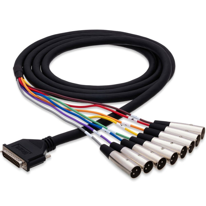 Hosa | DTM807 | DB25 Balanced Snake | DB25 to 8x XLR Male | 7 M (HOS - DTM807) - Gsus4