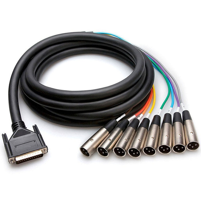 Hosa | DTM807 | DB25 Balanced Snake | DB25 to 8x XLR Male | 7 M (HOS - DTM807) - Gsus4