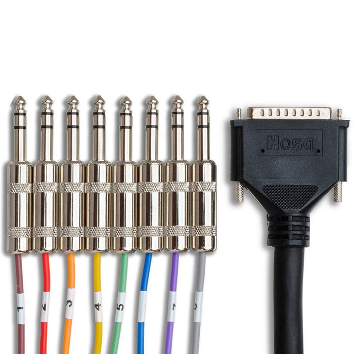 Hosa | DTP802 | DB25 Balanced Snake | DB25 to 8x 1/4" TRS | 2 M (HOS - DTP802) - Gsus4