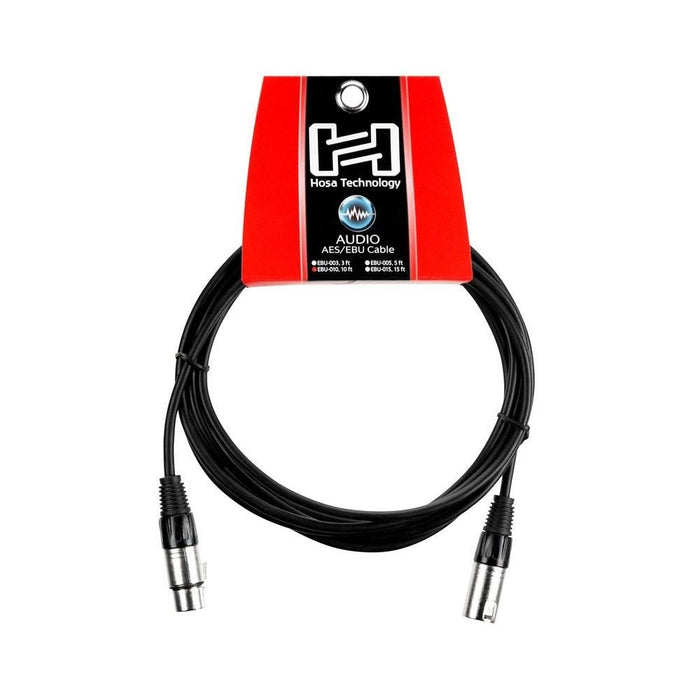 Hosa EBU010 AES/EBU Cable XLR3F to XLR3M (10 ft) (HOS-EBU010) - Gsus4