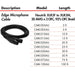 Hosa | EDGE CMK050AU | Neutrik Microphone XLR Cable | 50 FT / 15 M (HOS - CMK050AU) - Gsus4