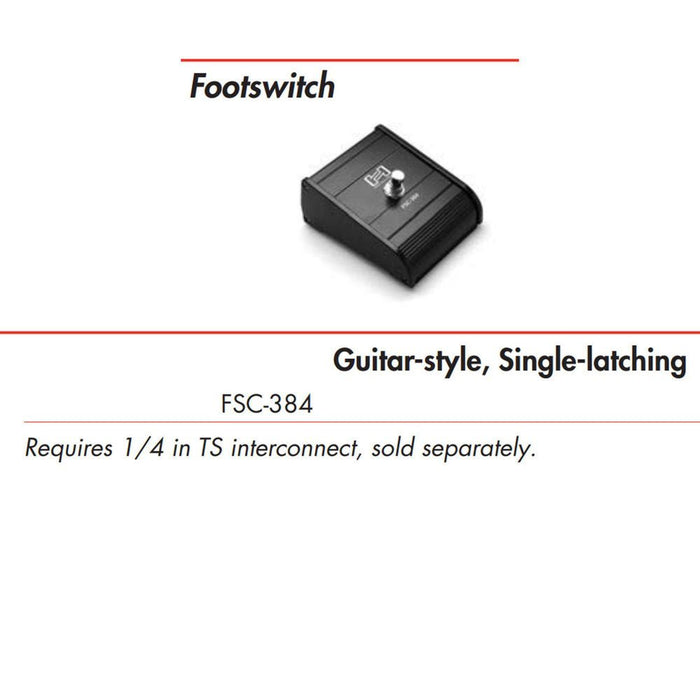 Hosa | FSC384 | Single Latching Footswitch (HOS - FSC384) - Gsus4