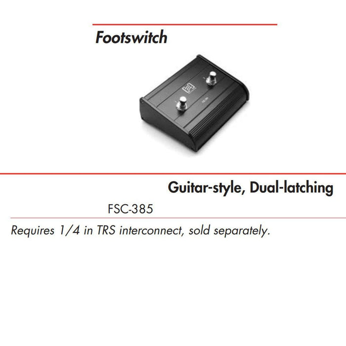 Hosa | FSC385 | Dual Latching Footswitch (HOS - FSC385) - Gsus4