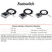 Hosa | FSC501 | Single Latching Footswitch (HOS - FSC501) - Gsus4