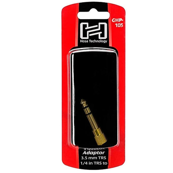 Hosa | GHP105 | Headphone Adapter | 3.5mm TRS To 1/4" TRS (HOS - GHP105) - Gsus4