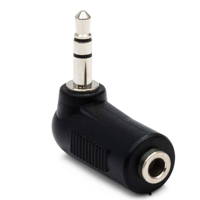 Hosa | GMP272 | RIGHT - ANGLE 3.5mm TRS To 3.5mm TRS Adapter (HOS - GMP272) - Gsus4