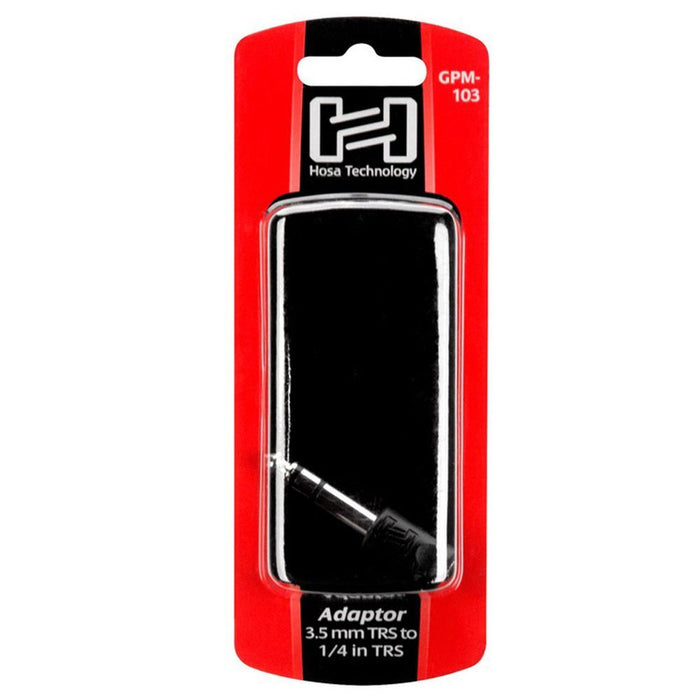 Hosa | GPM103 | 3.5mm TRS To 1/4" TRS Adapter (HOS - GPM103) - Gsus4