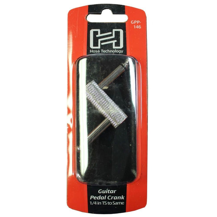 Hosa GPP-146 1/4" TS to Same Guitar Pedal Crank Coupler Adaptor (HOS-GPP146) - Gsus4