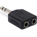 Hosa GPP359 Adapter Dual 1/4 in TRS to 1/4 in TRS (HOS-GPP359) - Gsus4