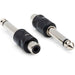 Hosa GPR-101 RCA(F) to 1/4" TS(M) Adaptors (Pair) (HOS-GPR101) - Gsus4