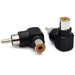 Hosa GRA-259 RCA to Same Right-Angle Adaptors (Pair) (HOS-GRA259) - Gsus4
