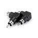 Hosa GRA-259 RCA to Same Right-Angle Adaptors (Pair) (HOS-GRA259) - Gsus4