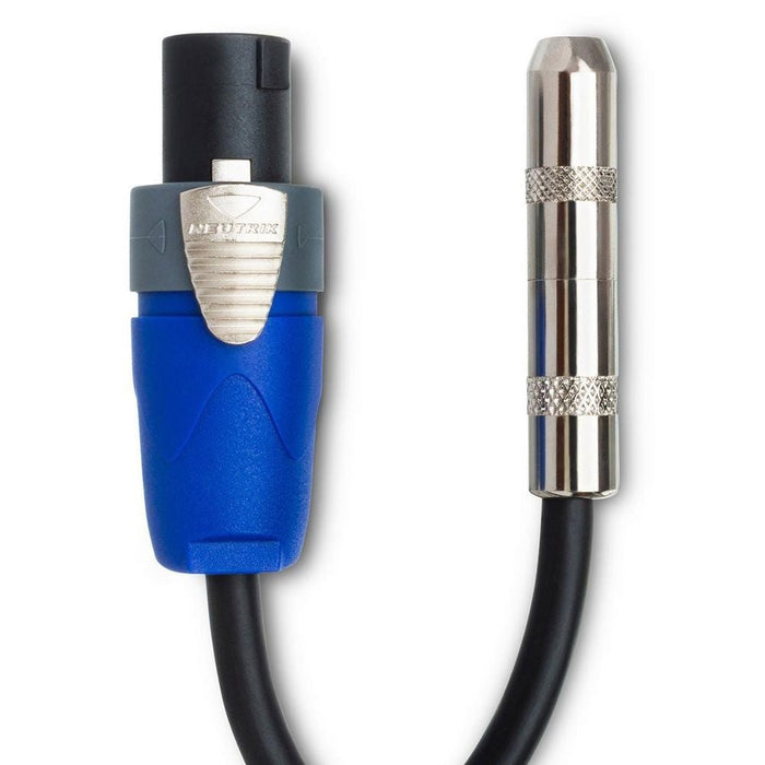 Hosa GSK116 Speaker Adapter 1/4 in TS to Neutrik speakON 6" 16 AWG x 2 OFC (HOS-GSK116) - Gsus4