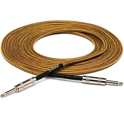 Hosa | GTR518 | Tweed Guitar Cable | Straight To Same | 18 Ft / 5.4 M (HOS - GTR518) - Gsus4