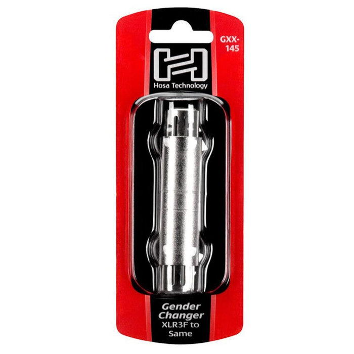 Hosa | GXX145 | XLR Female to Same | Gender Changer (HOS - GXX145) - Gsus4