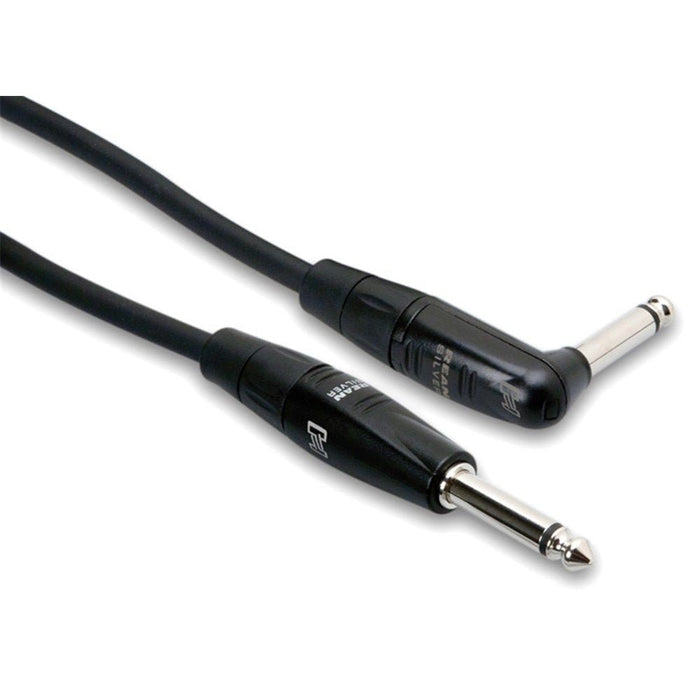 Hosa HGTR-010R REAN Straight to Right-Angle Pro Guitar Cable (10ft) (HOS-HGTR010R) - Gsus4