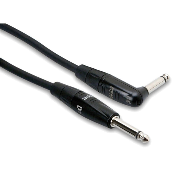 Hosa HGTR-025R REAN Straight to Right-Angle Pro Guitar Cable (25ft) (HOS-HGTR025R) - Gsus4